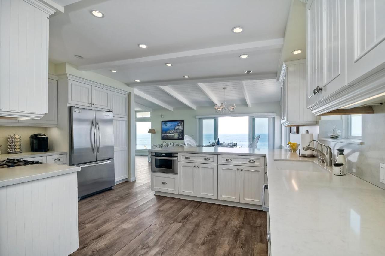 Oceanfront Villa With Private Beach Access, Remodeled Kitchen Carlsbad Exterior foto